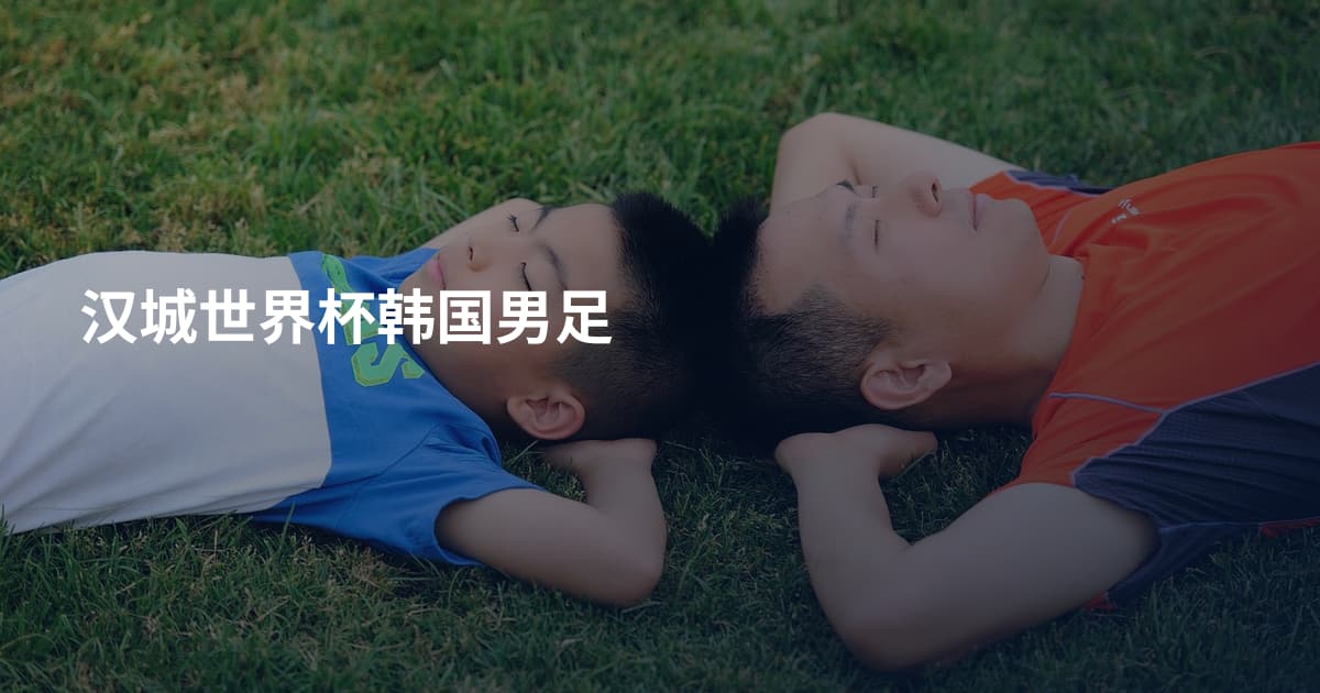 汉城世界杯韩国男足