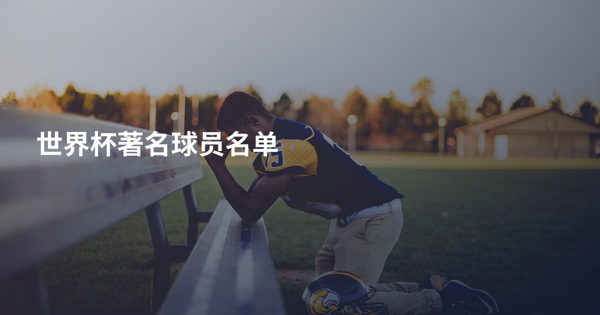 世界杯著名球员名单