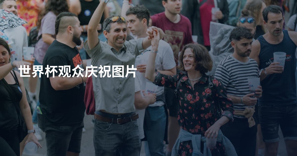 世界杯观众庆祝图片