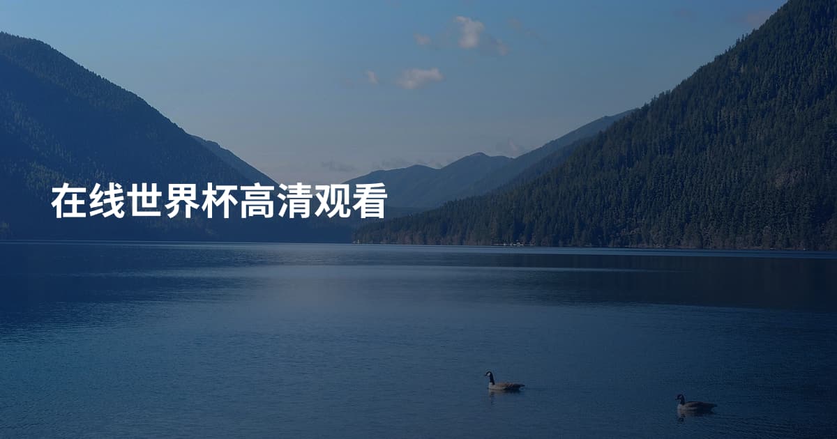 在线世界杯高清观看