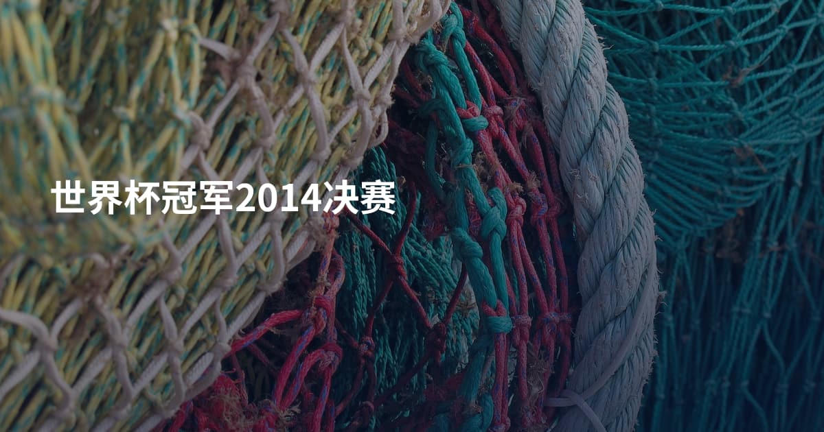 世界杯冠军2014决赛