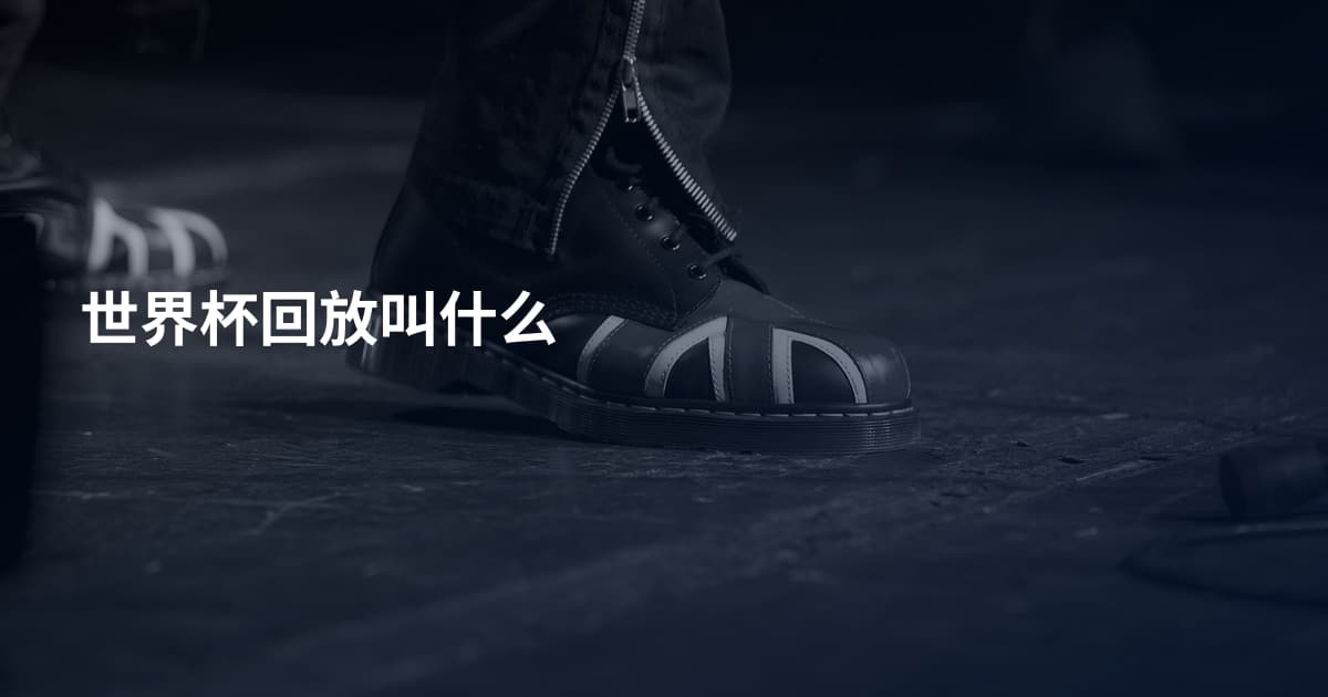 世界杯回放叫什么