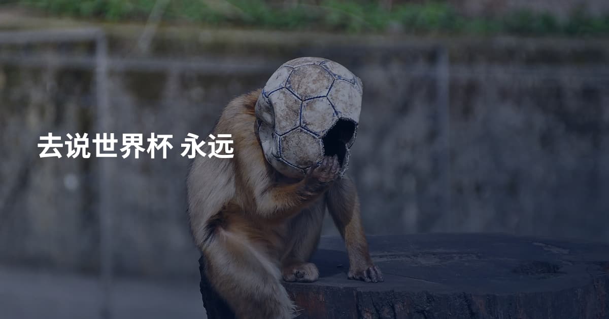 去说世界杯 永远