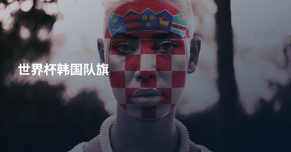 世界杯韩国队旗