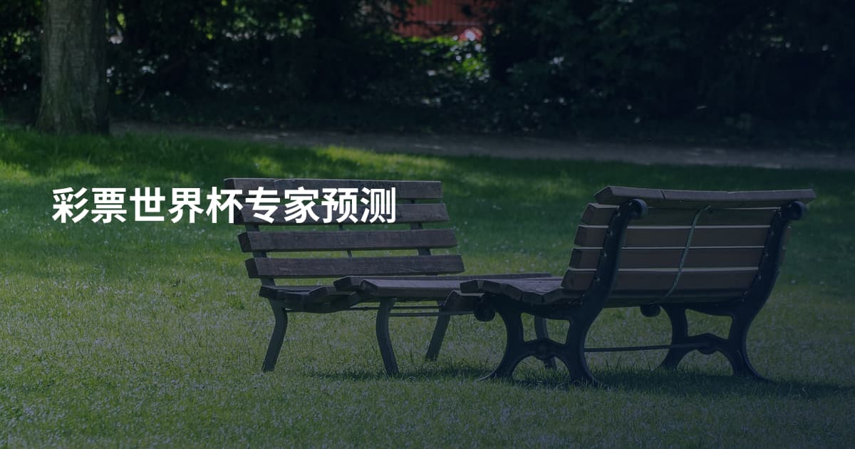 彩票世界杯专家预测