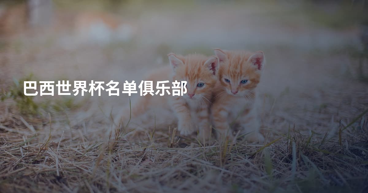 巴西世界杯名单俱乐部