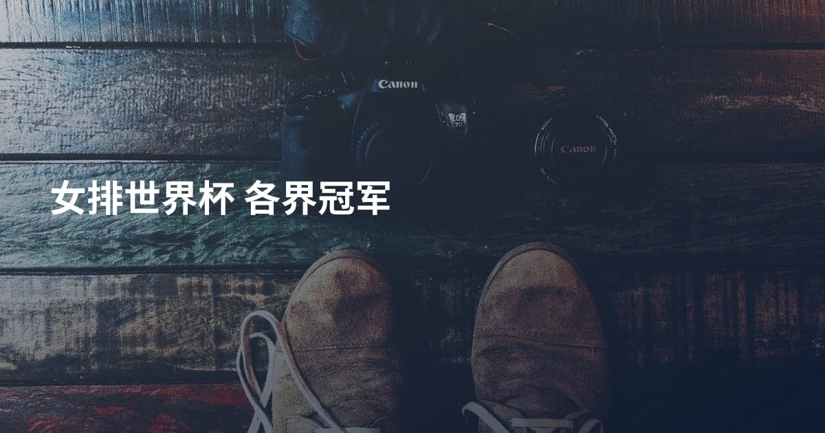 女排世界杯 各界冠军