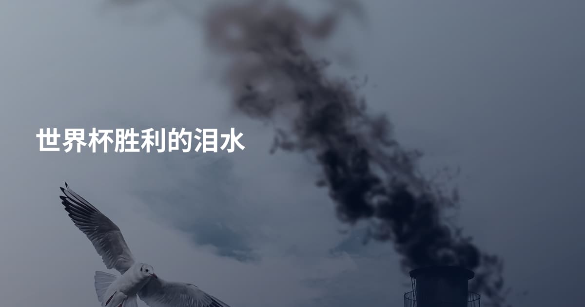 世界杯胜利的泪水