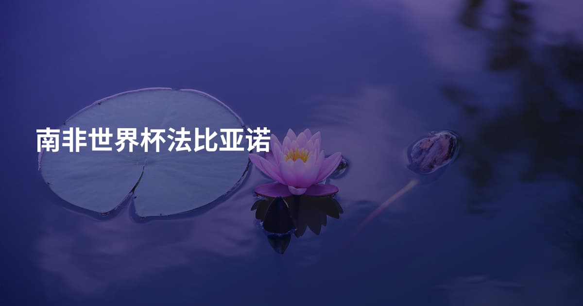 南非世界杯法比亚诺