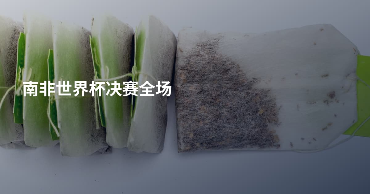 南非世界杯决赛全场