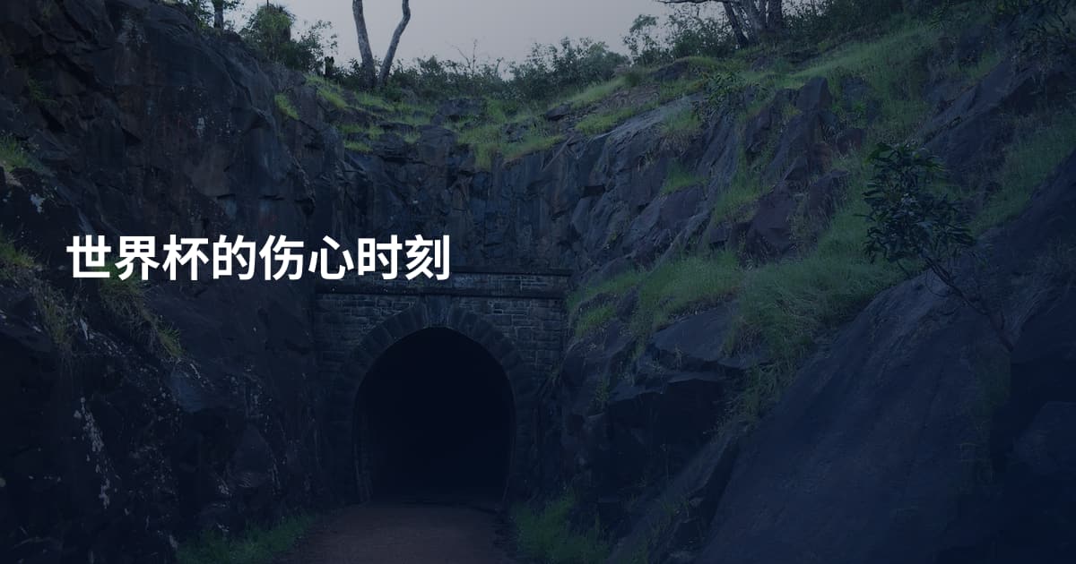 世界杯的伤心时刻