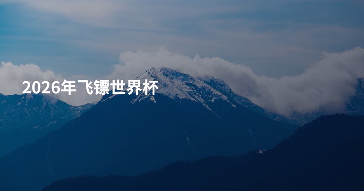 2026年飞镖世界杯