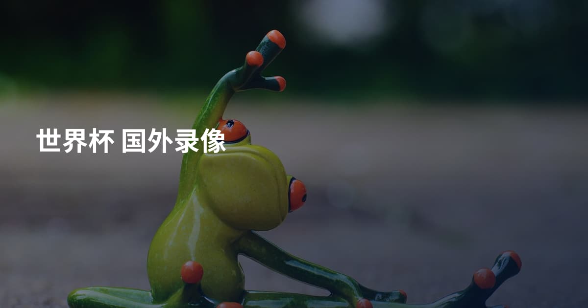 世界杯 国外录像