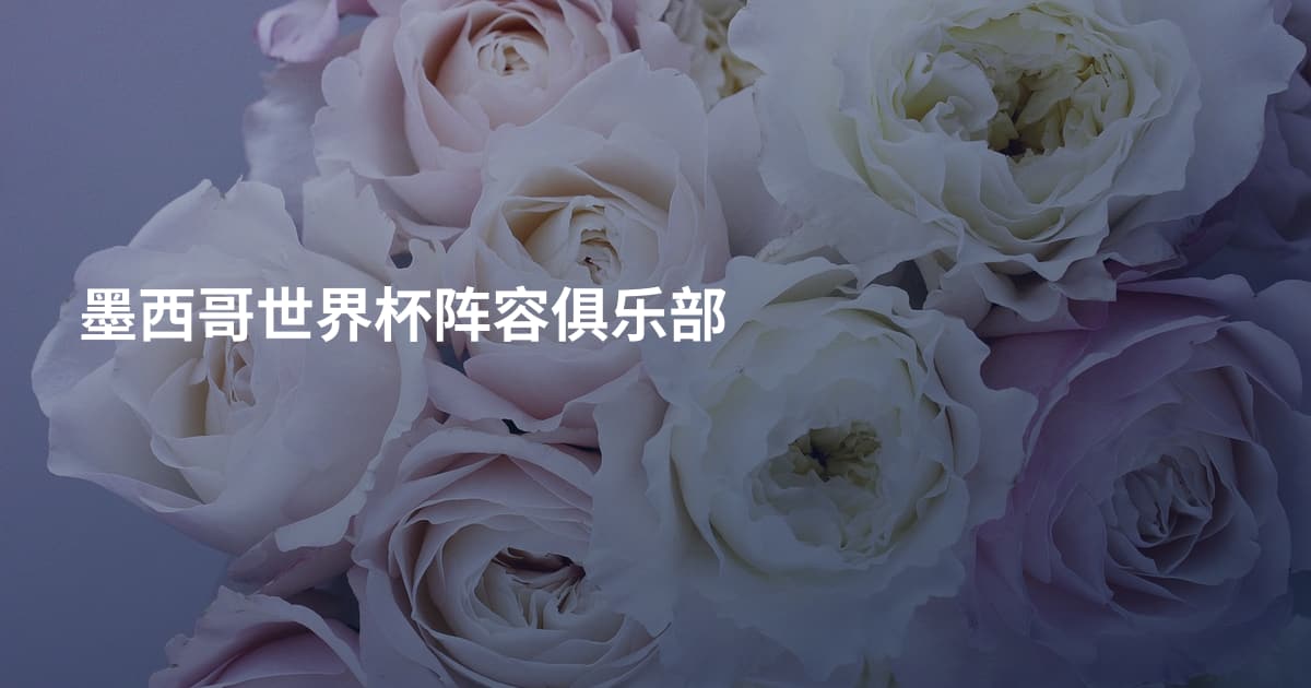 墨西哥世界杯阵容俱乐部