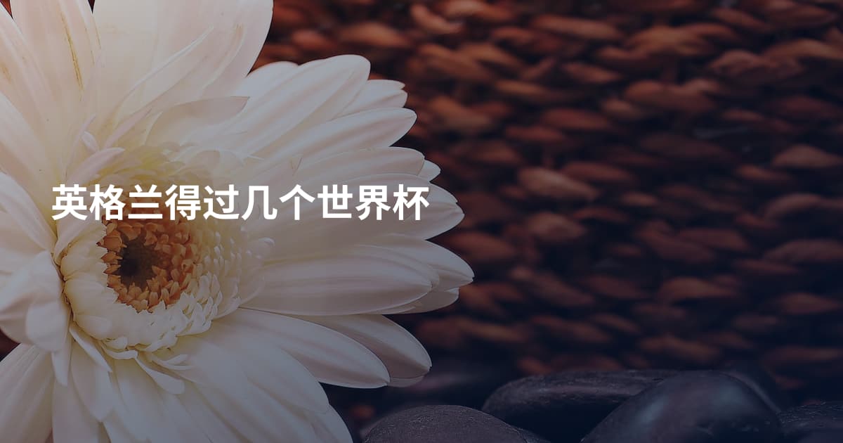 英格兰得过几个世界杯