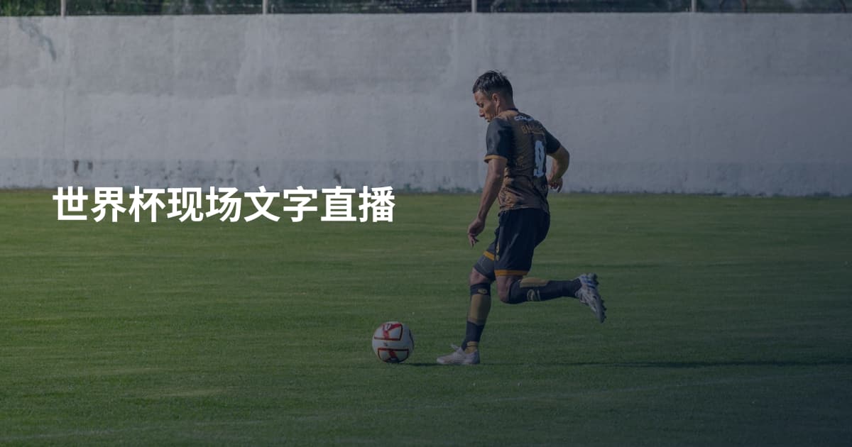 世界杯现场文字直播