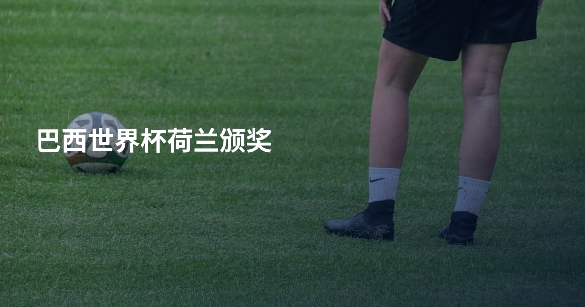 巴西世界杯荷兰颁奖