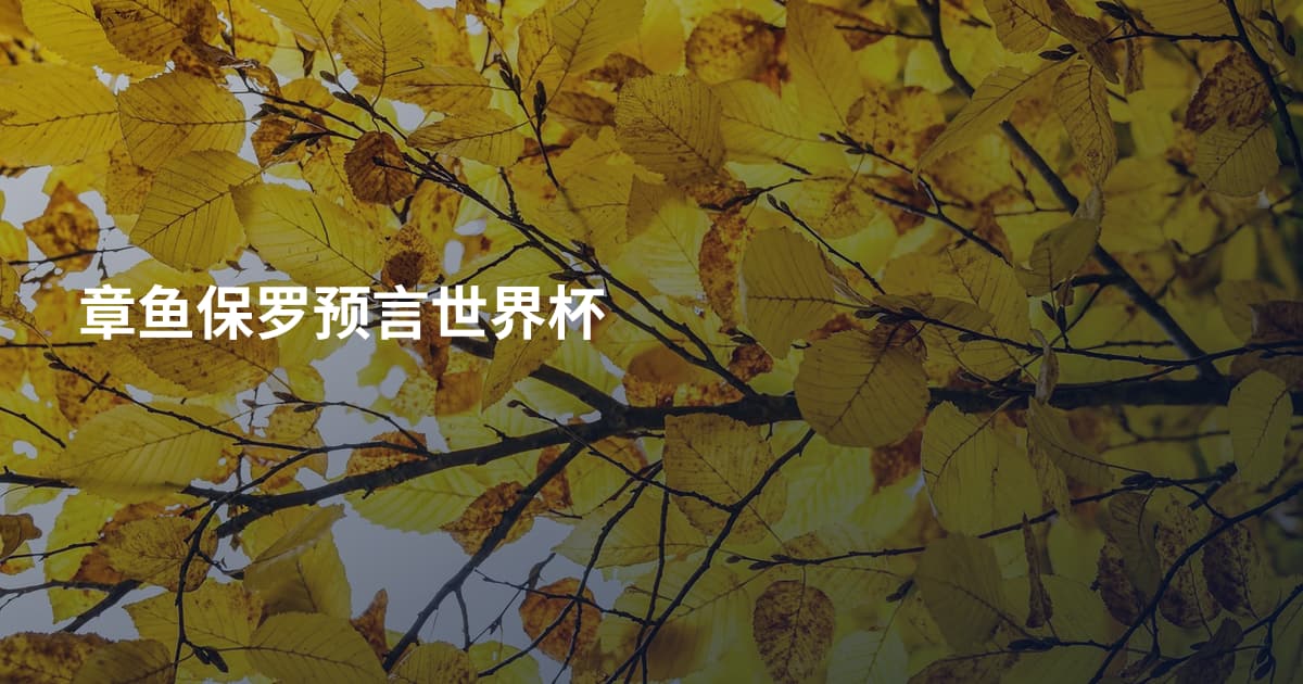 章鱼保罗预言世界杯