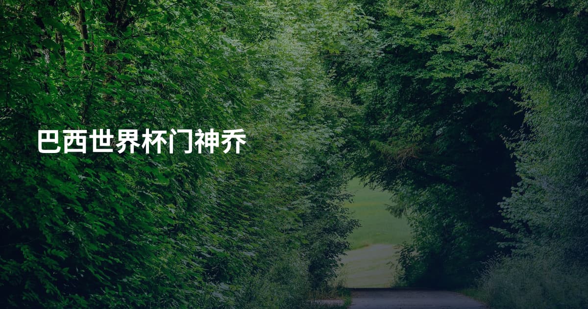 巴西世界杯门神乔