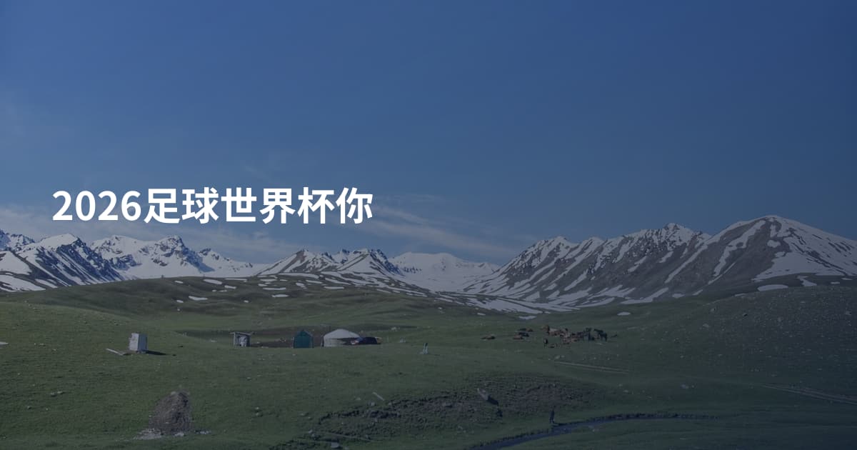 2026足球世界杯你