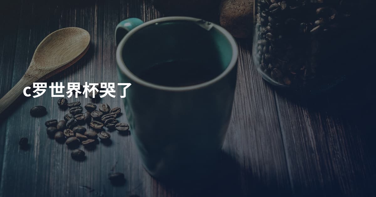 c罗世界杯哭了