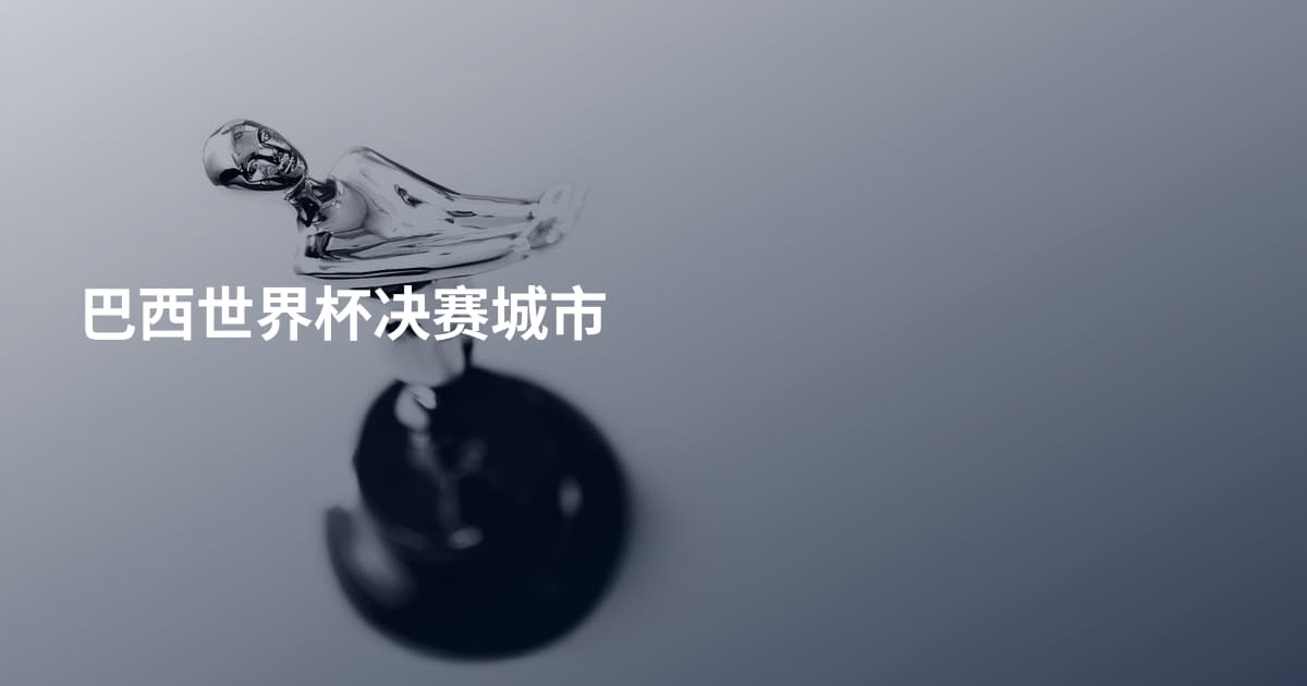 巴西世界杯决赛城市