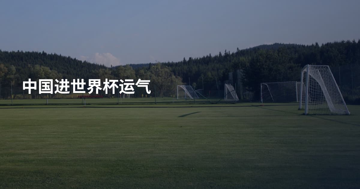 中国进世界杯运气