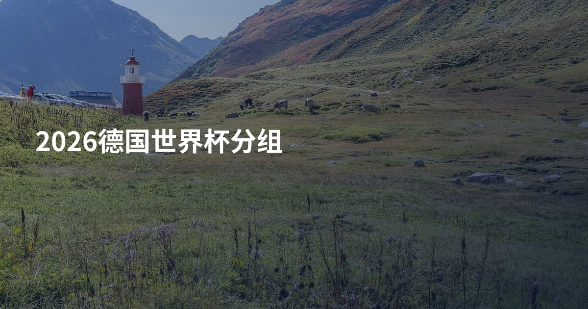 2026德国世界杯分组