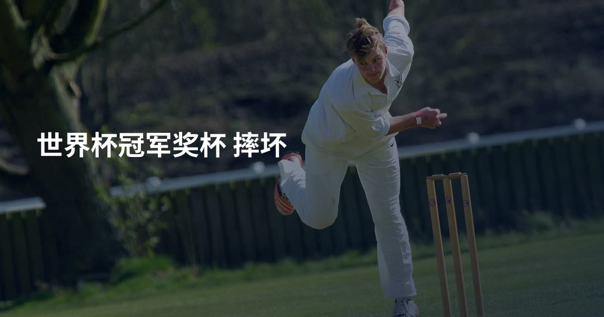 世界杯冠军奖杯 摔坏