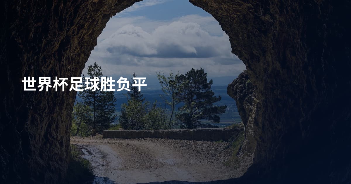 世界杯足球胜负平