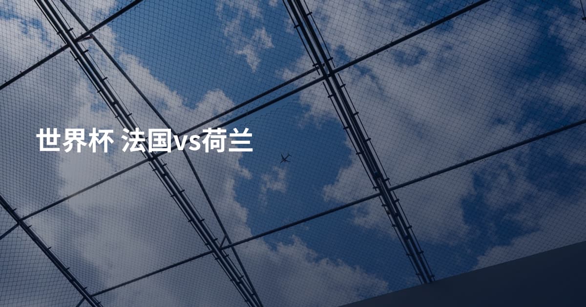 世界杯 法国vs荷兰