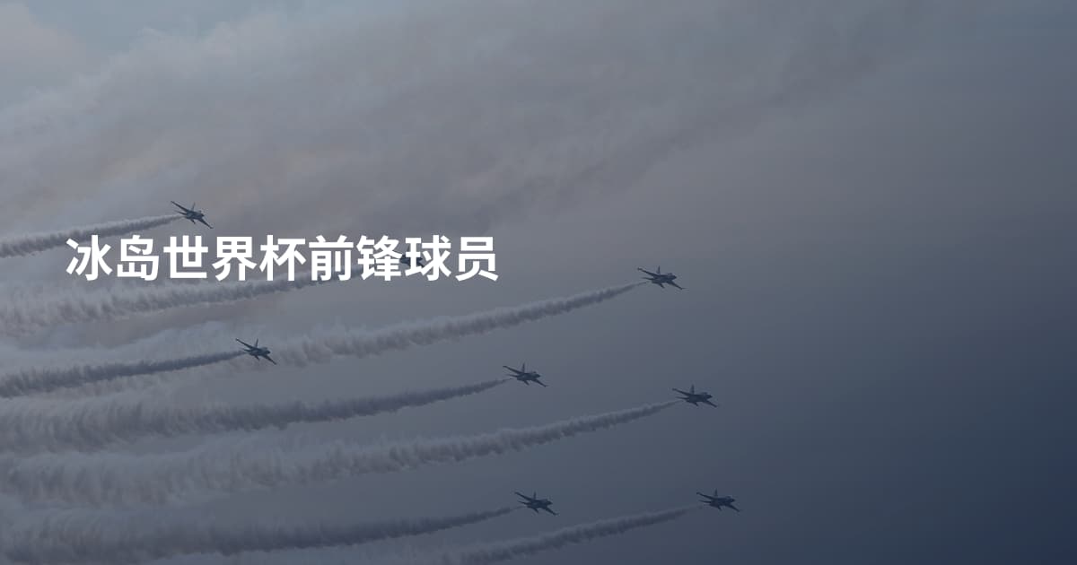 冰岛世界杯前锋球员