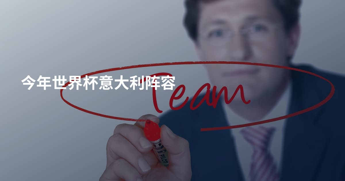 今年世界杯意大利阵容