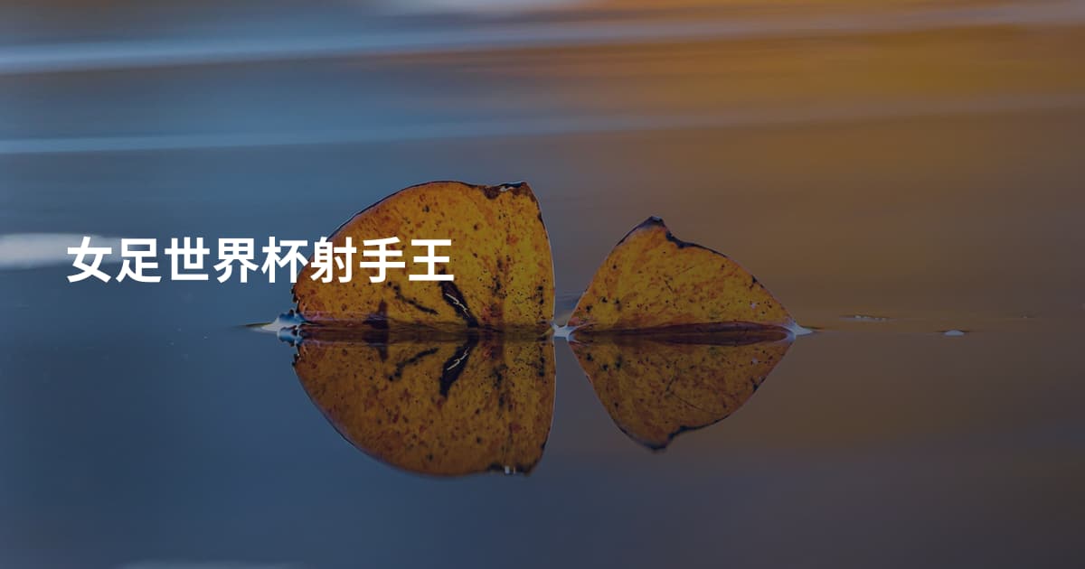 女足世界杯射手王