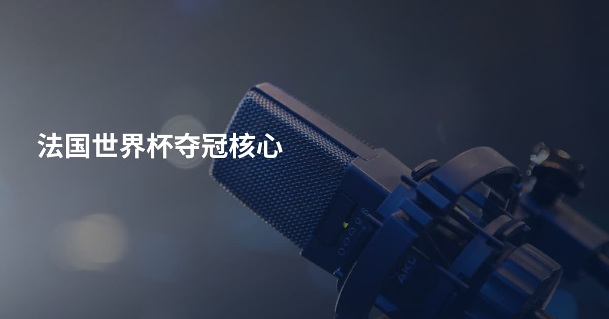 法国世界杯夺冠核心