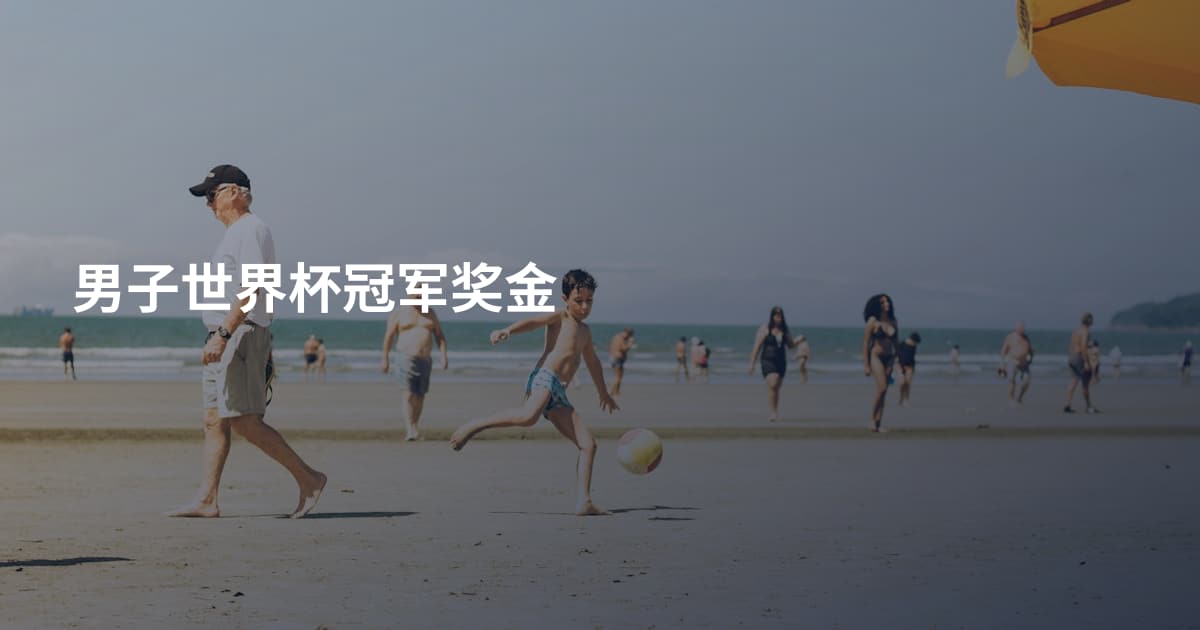 男子世界杯冠军奖金