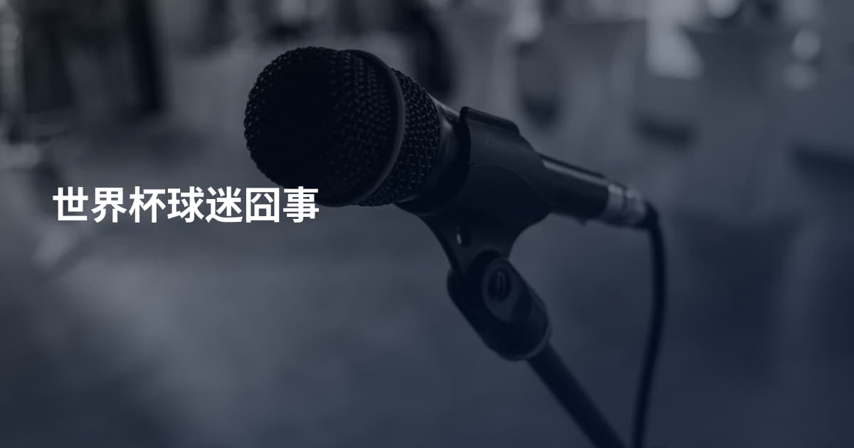 世界杯球迷囧事