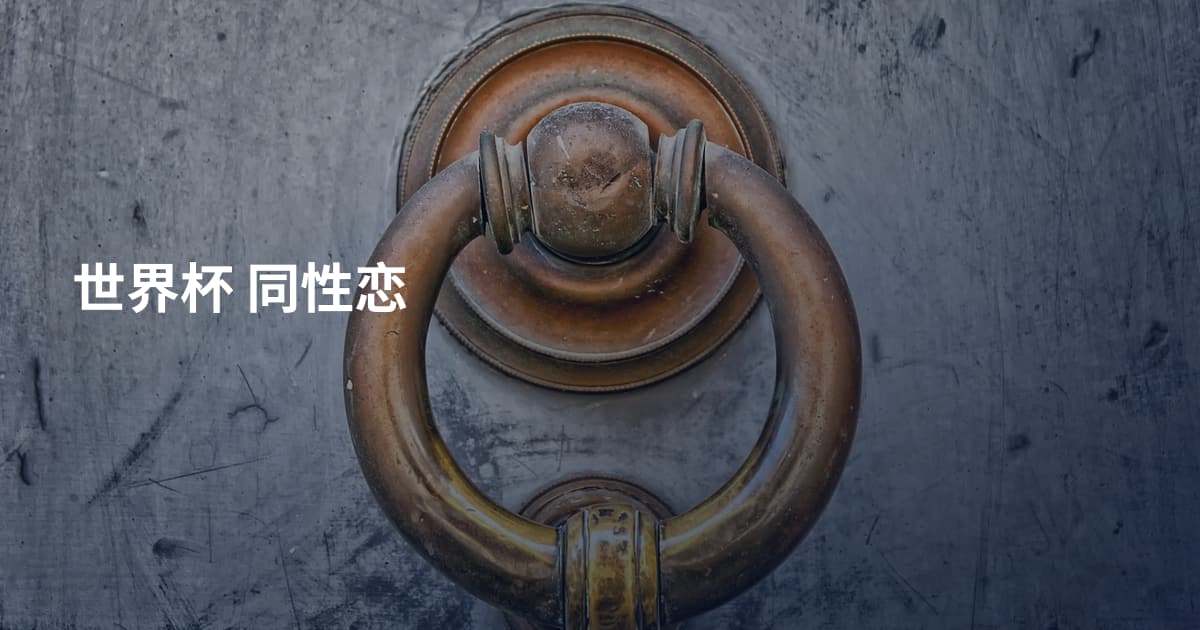 世界杯 同性恋