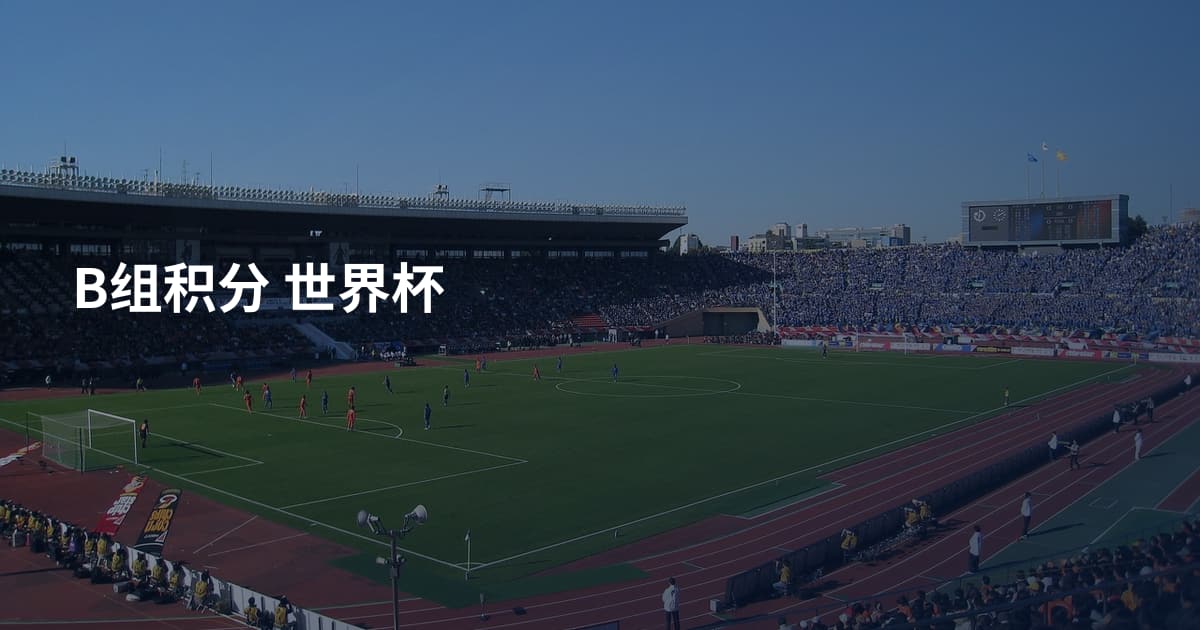 B组积分 世界杯