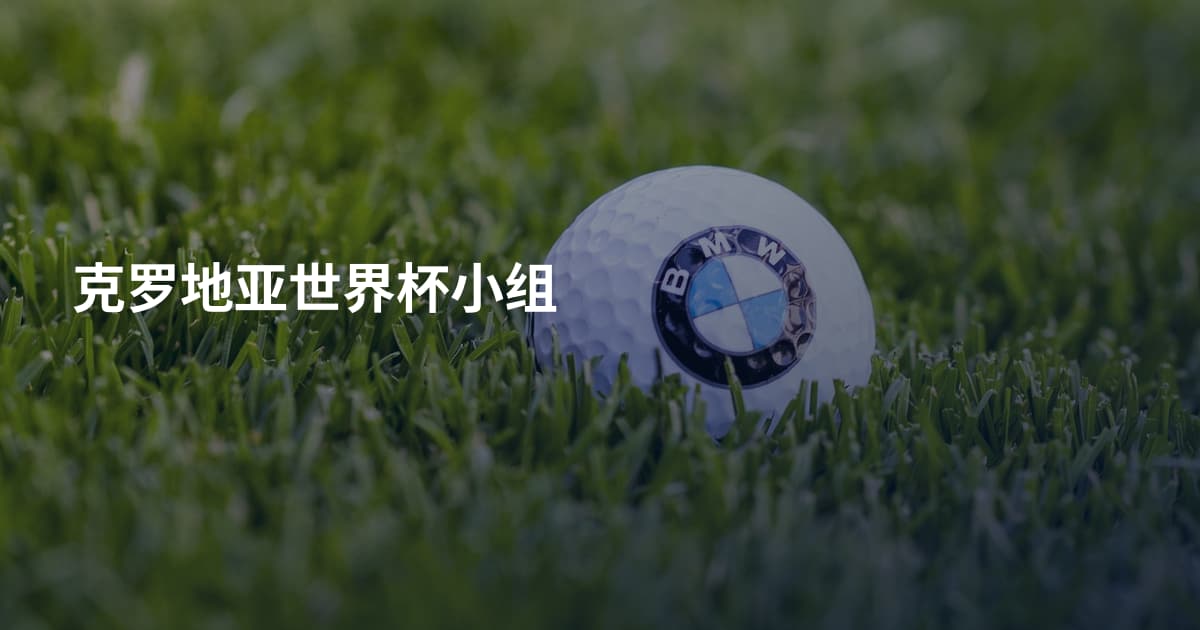 克罗地亚世界杯小组