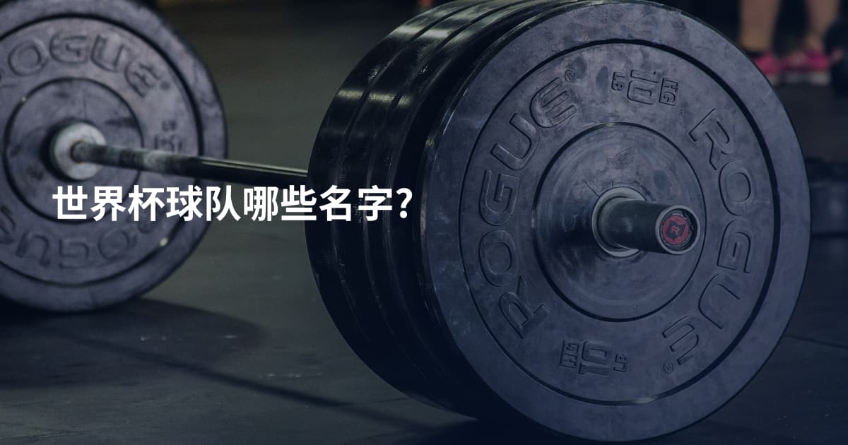 世界杯球队哪些名字?