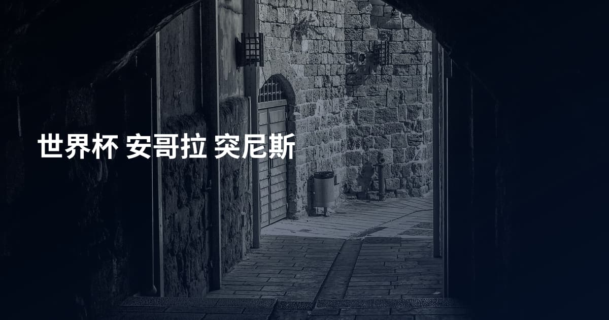 世界杯 安哥拉 突尼斯