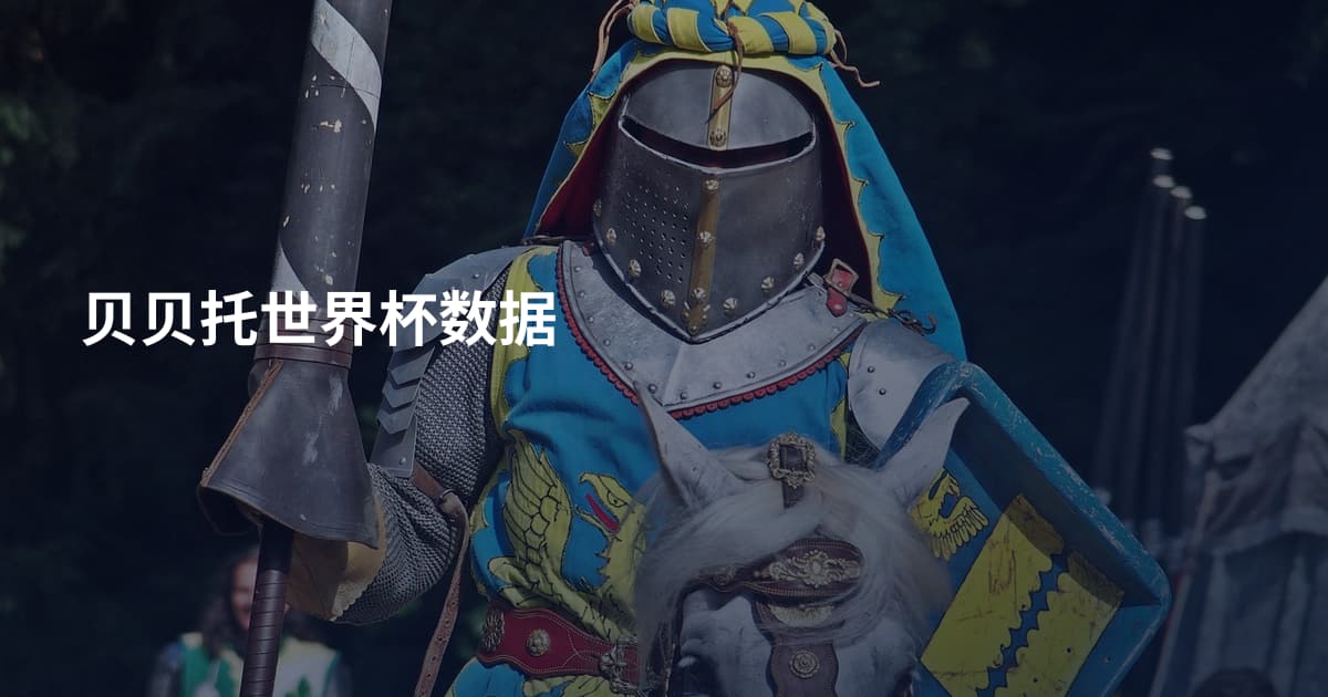 贝贝托世界杯数据