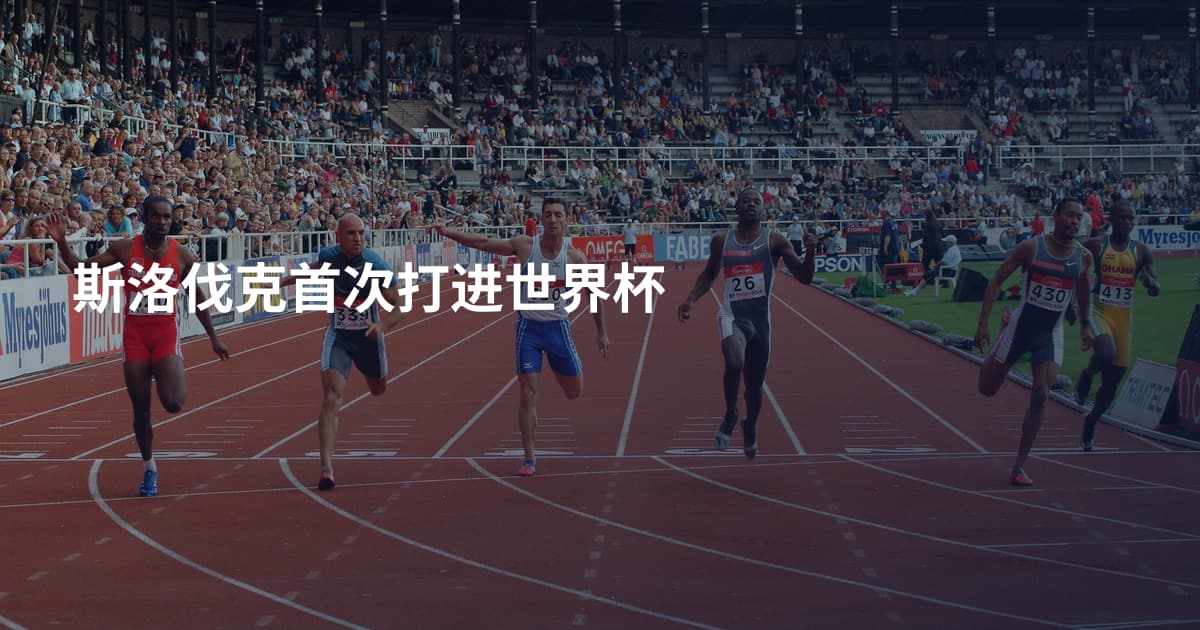 斯洛伐克首次打进世界杯