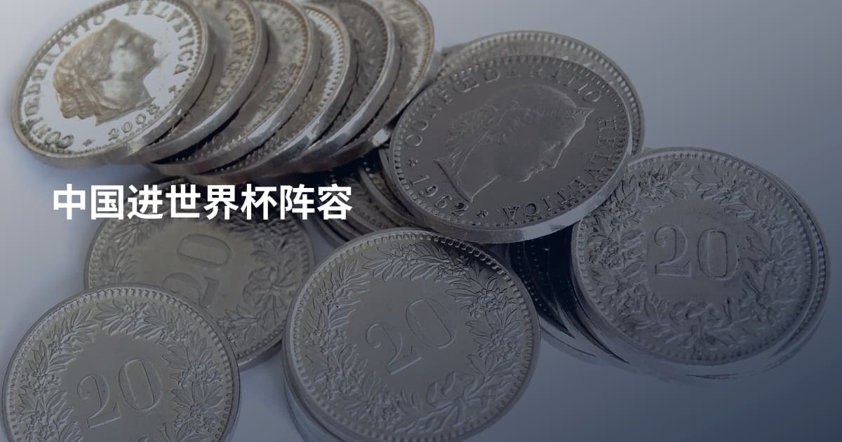 中国进世界杯阵容