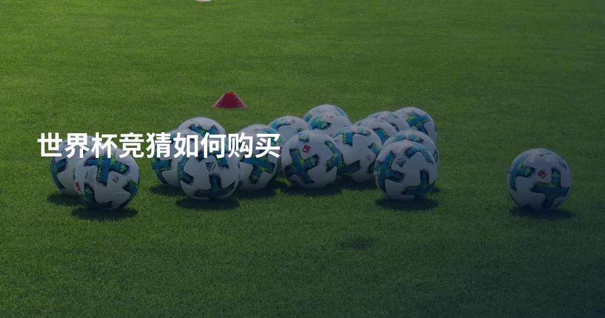 世界杯竞猜如何购买