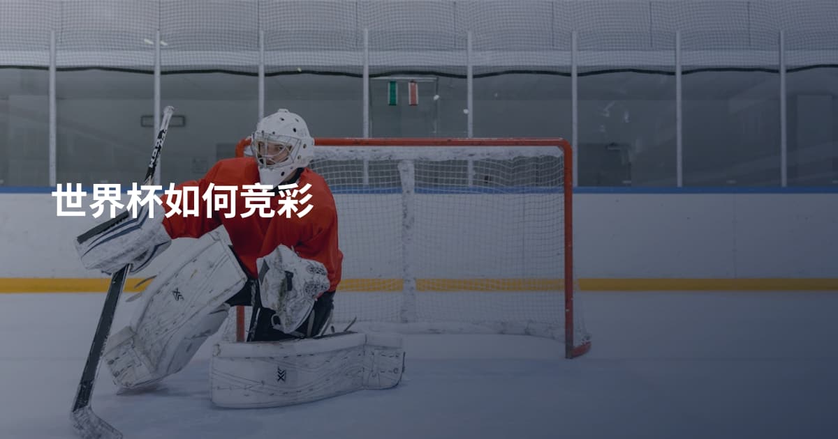 世界杯如何竞彩