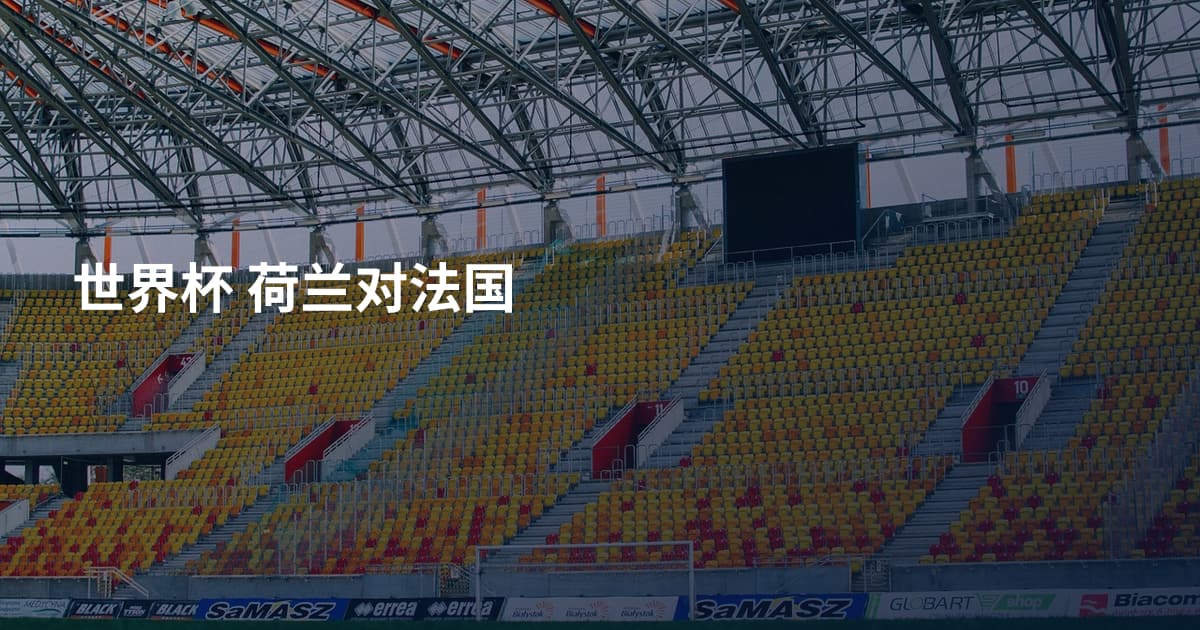 世界杯 荷兰对法国