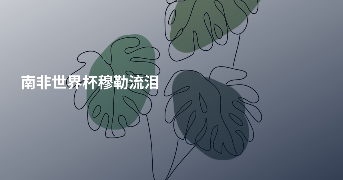 南非世界杯穆勒流泪