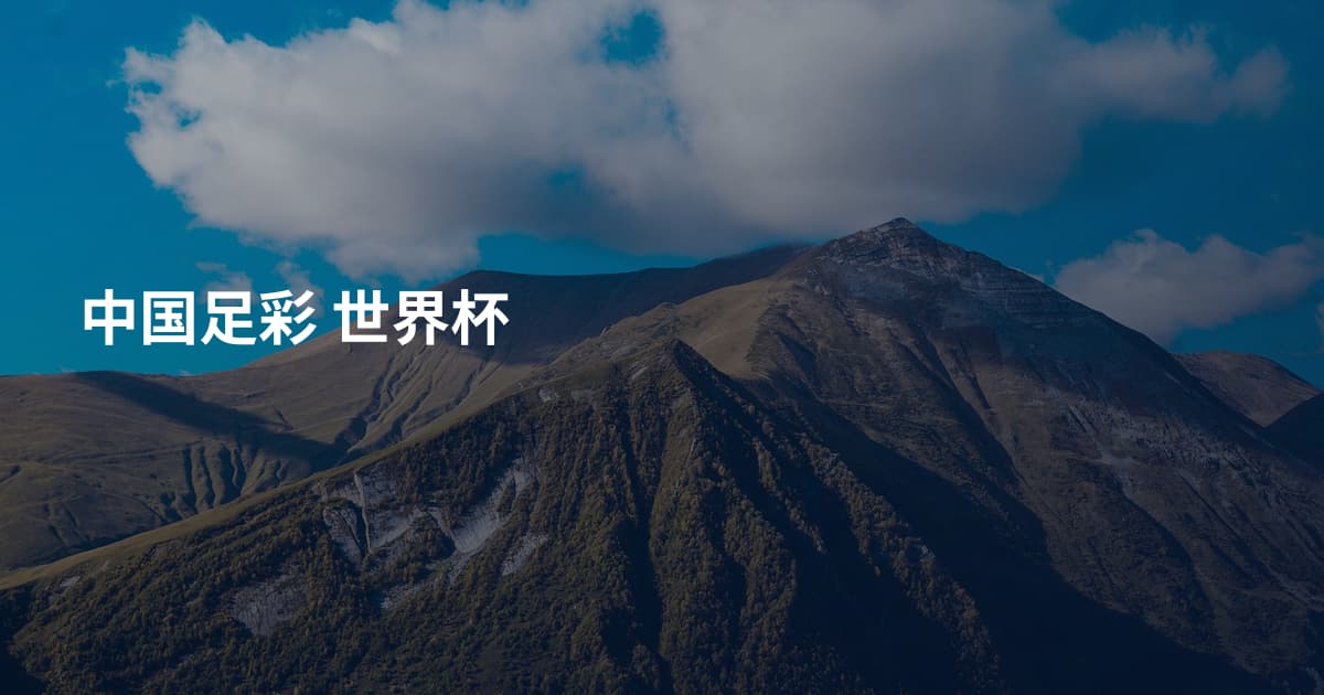 中国足彩 世界杯